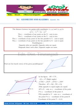 X- CH 9 Geometry & Algebra - ceciliajustine1971 Flip PDF | AnyFlip