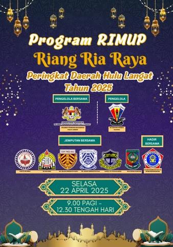 Program Rimup BUKU PROGRAM RIMUP RIANG RIA RAYA PERINGKAT DAERAH HULU LANGAT 2025 ...