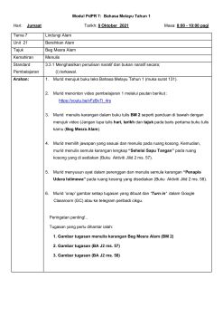 Modul BM T1 07 Minggu 33 T - adiainafyayu | Membalik PDF Dalam talian ...