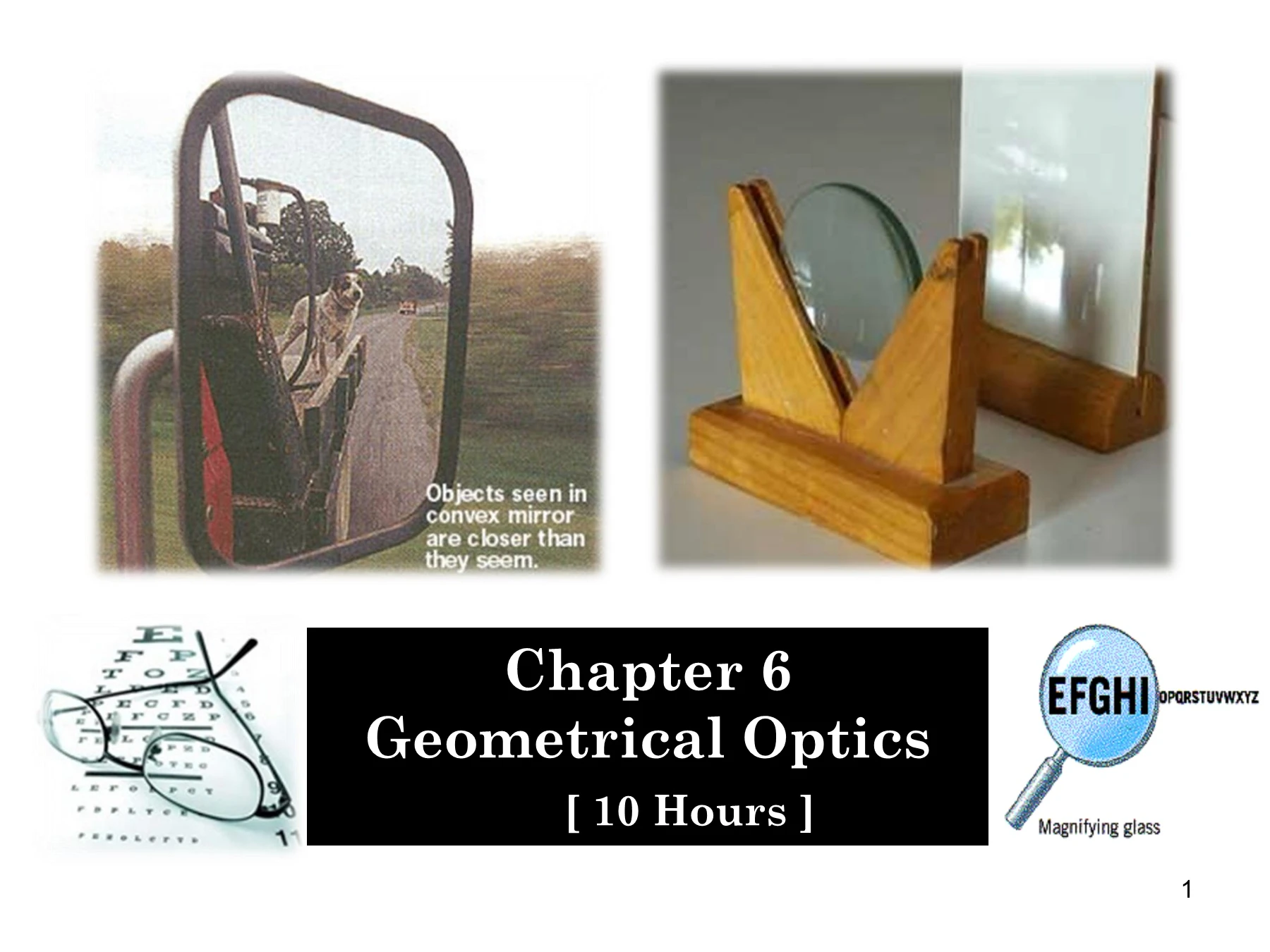 CHAPTER 6 GEOMETRICAL OPTICS