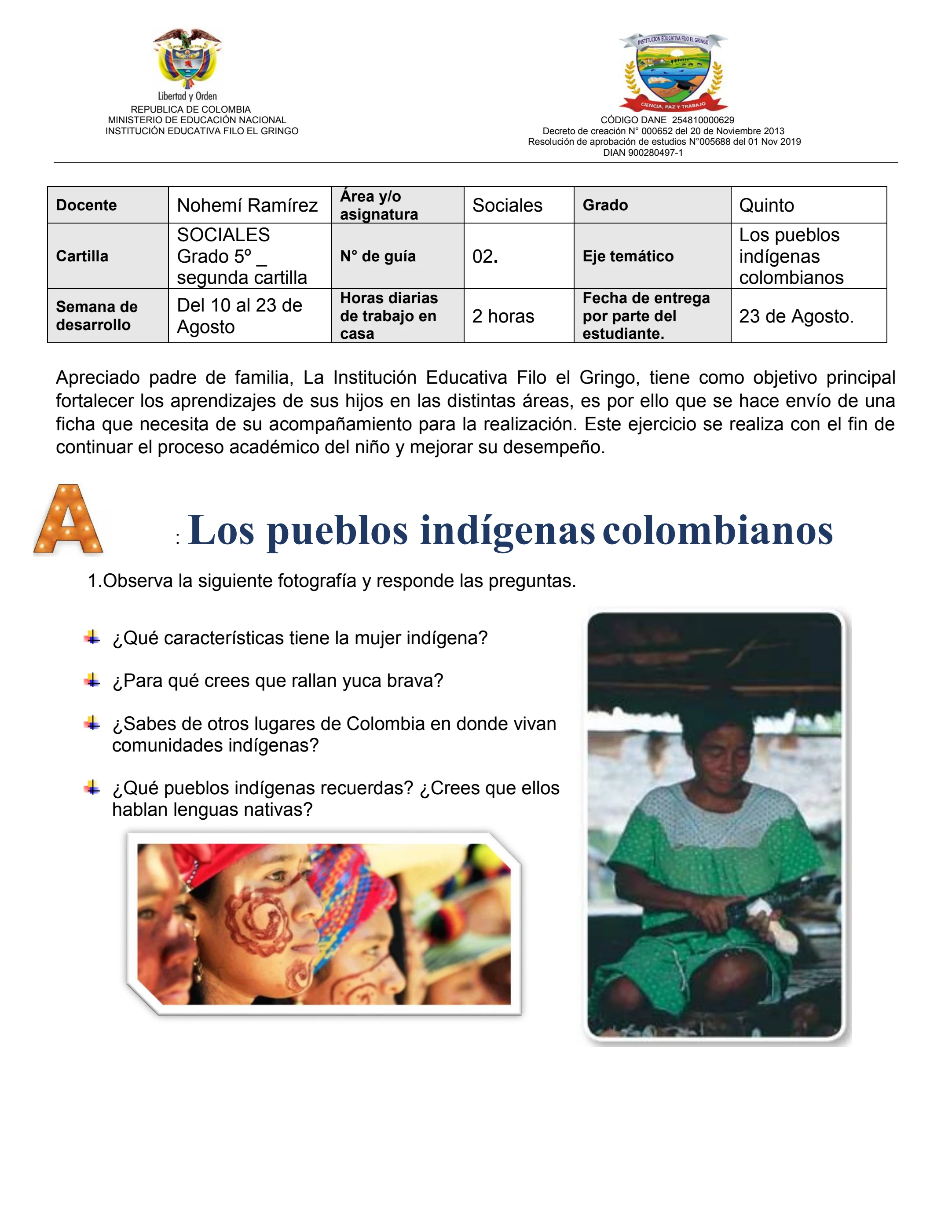 Pueblos indígenas de Colombia
