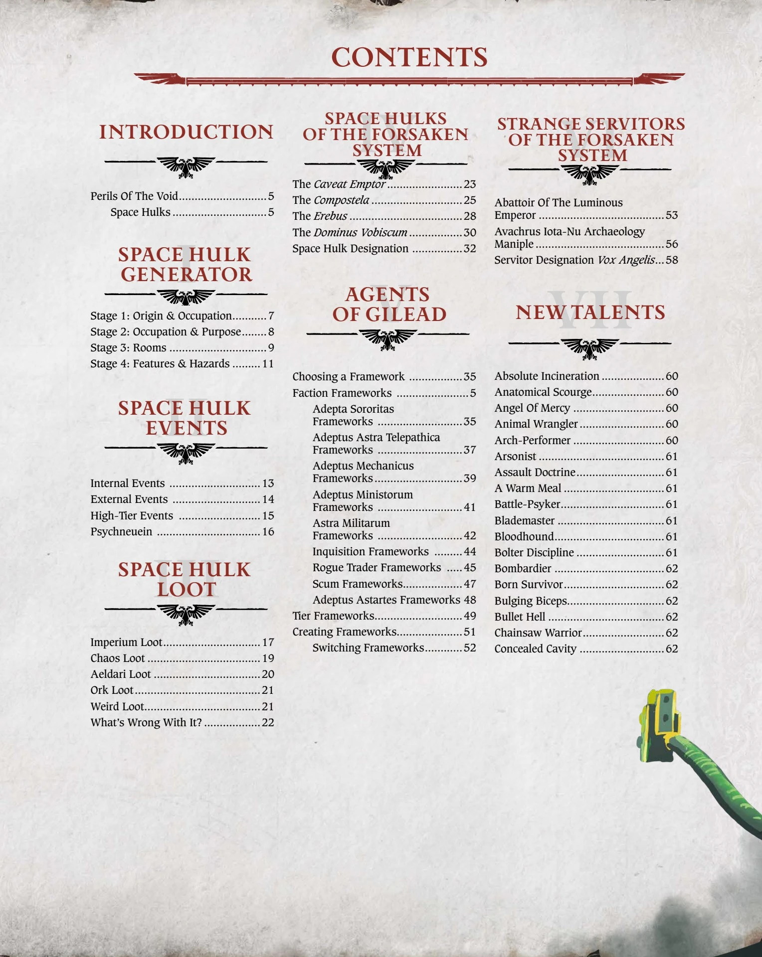 WH 40k RPG Wrath & Glory – Redacted Records I – Exploración De Cascos Espaciales, Nuevos Marcos Y