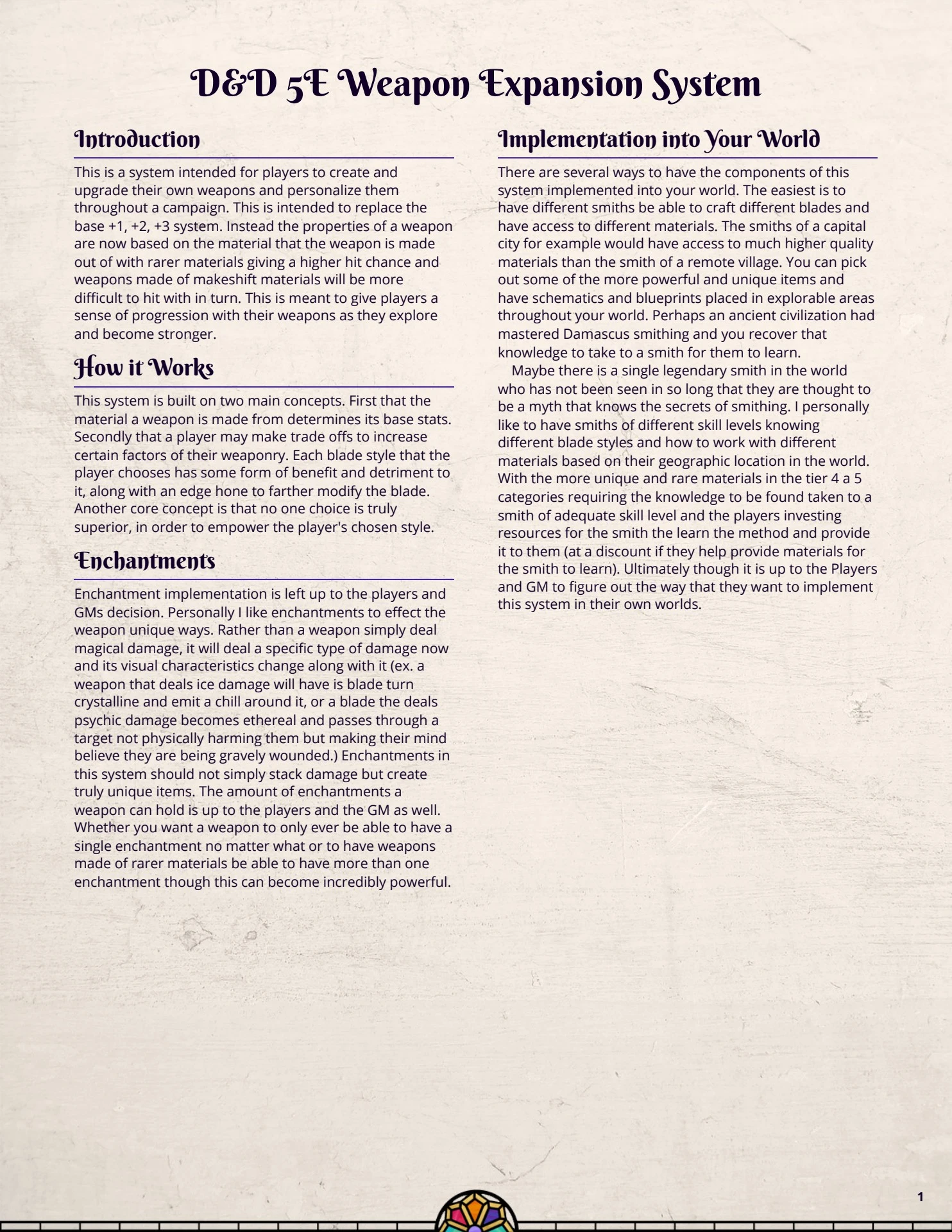 Weapon Expansion Project D&D 5E _ GM Binder