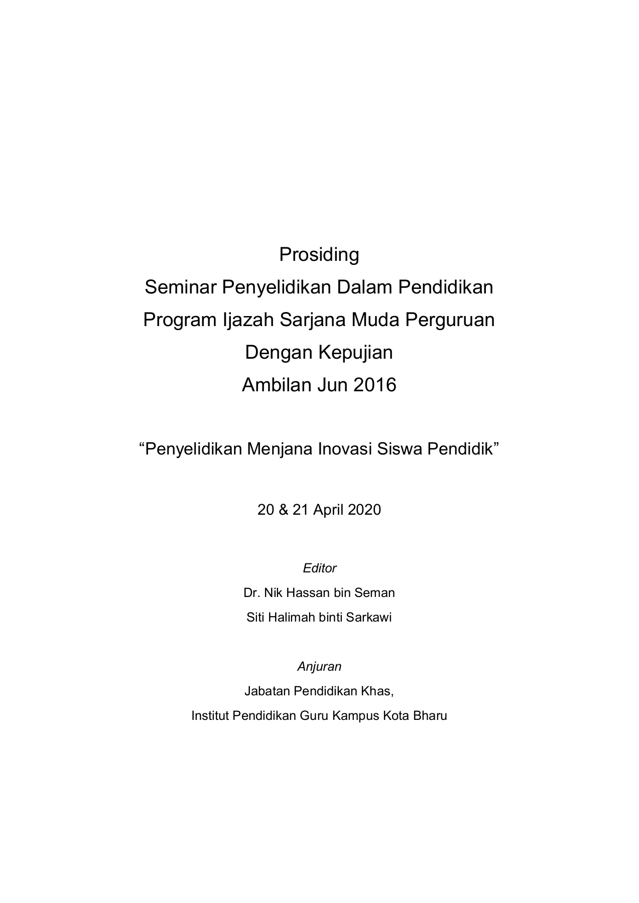 Prosiding Seminar Penyelidikan Dalam Pendidikan Flip Ebook Pages 651 692 Anyflip Anyflip