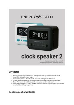 Energy sistem clock online speaker 2