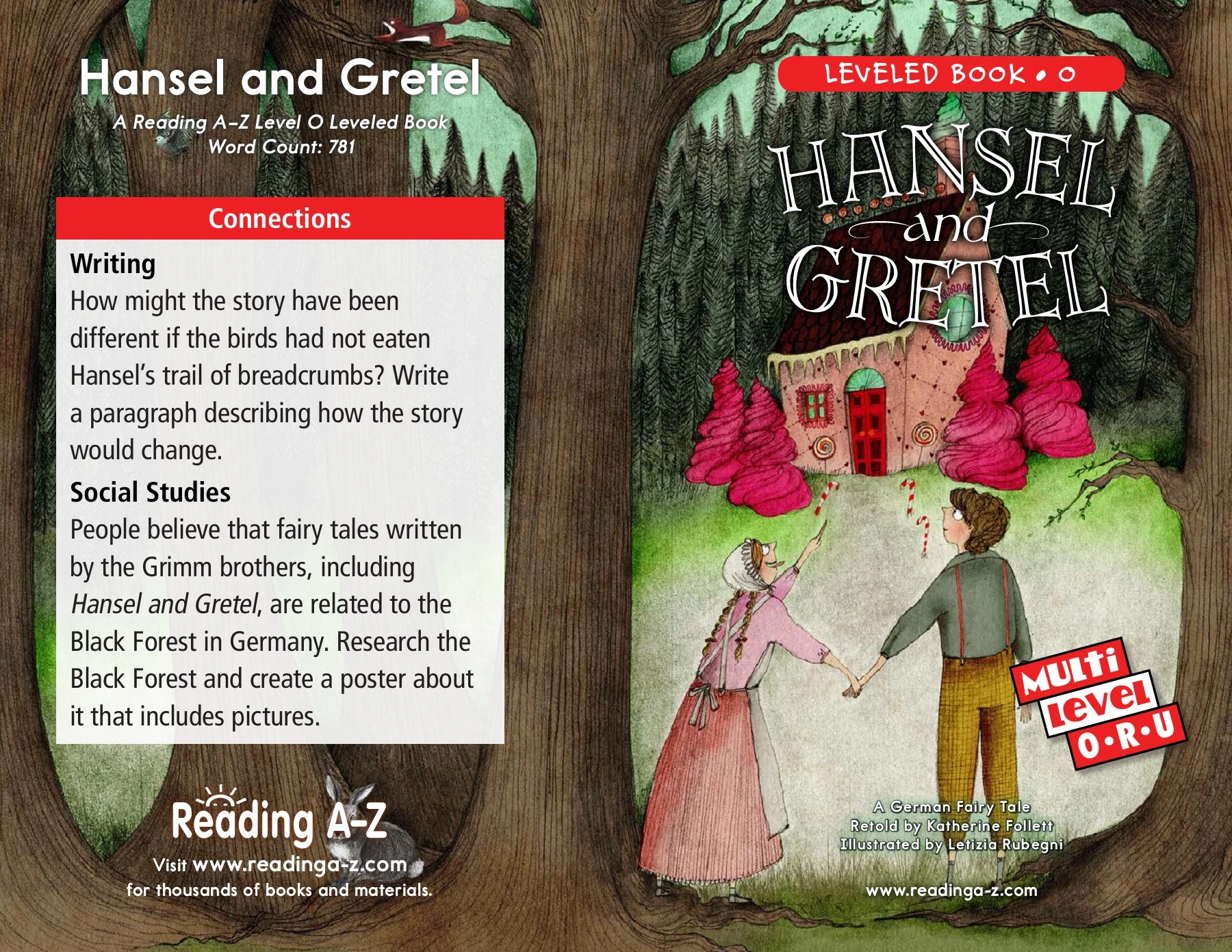 洋書 Hansel and Gretel, Thumbeline, Rhyme Hansel and Gretel by the Brothers Grimm - Flip eBook Pages 1-9