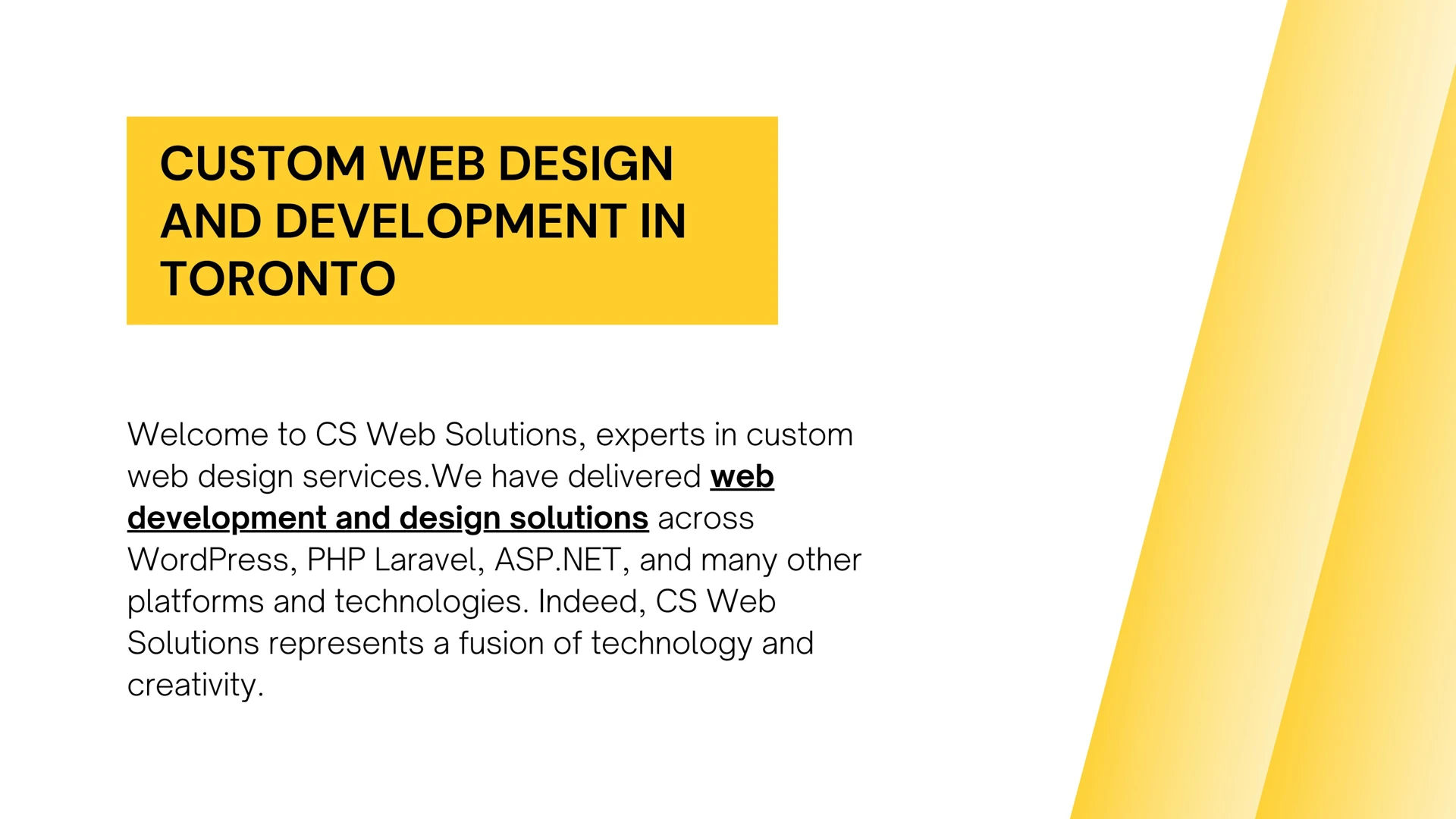 Custom Web Design and Development Company in Toronto