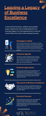 Leaving a Legacy of Business Excellence - THECIO WORLD Flip PDF | AnyFlip