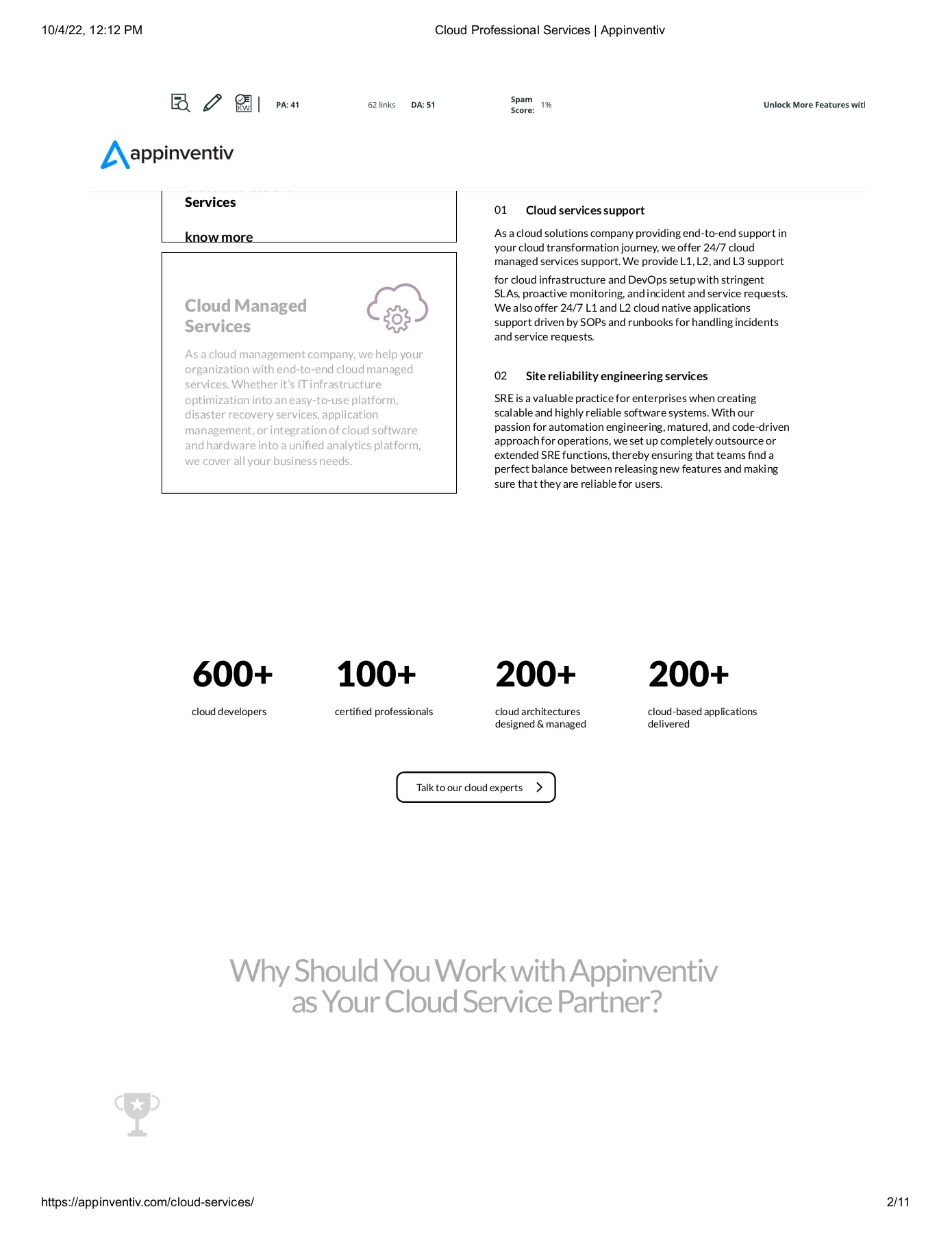 Cloud Security Services