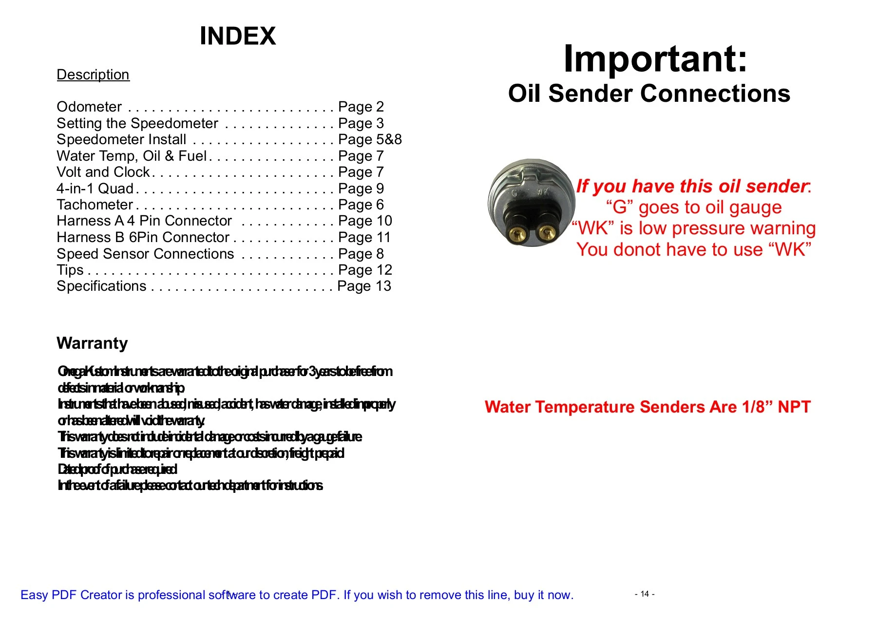 Docs Kustom Gauge Installation Instructions