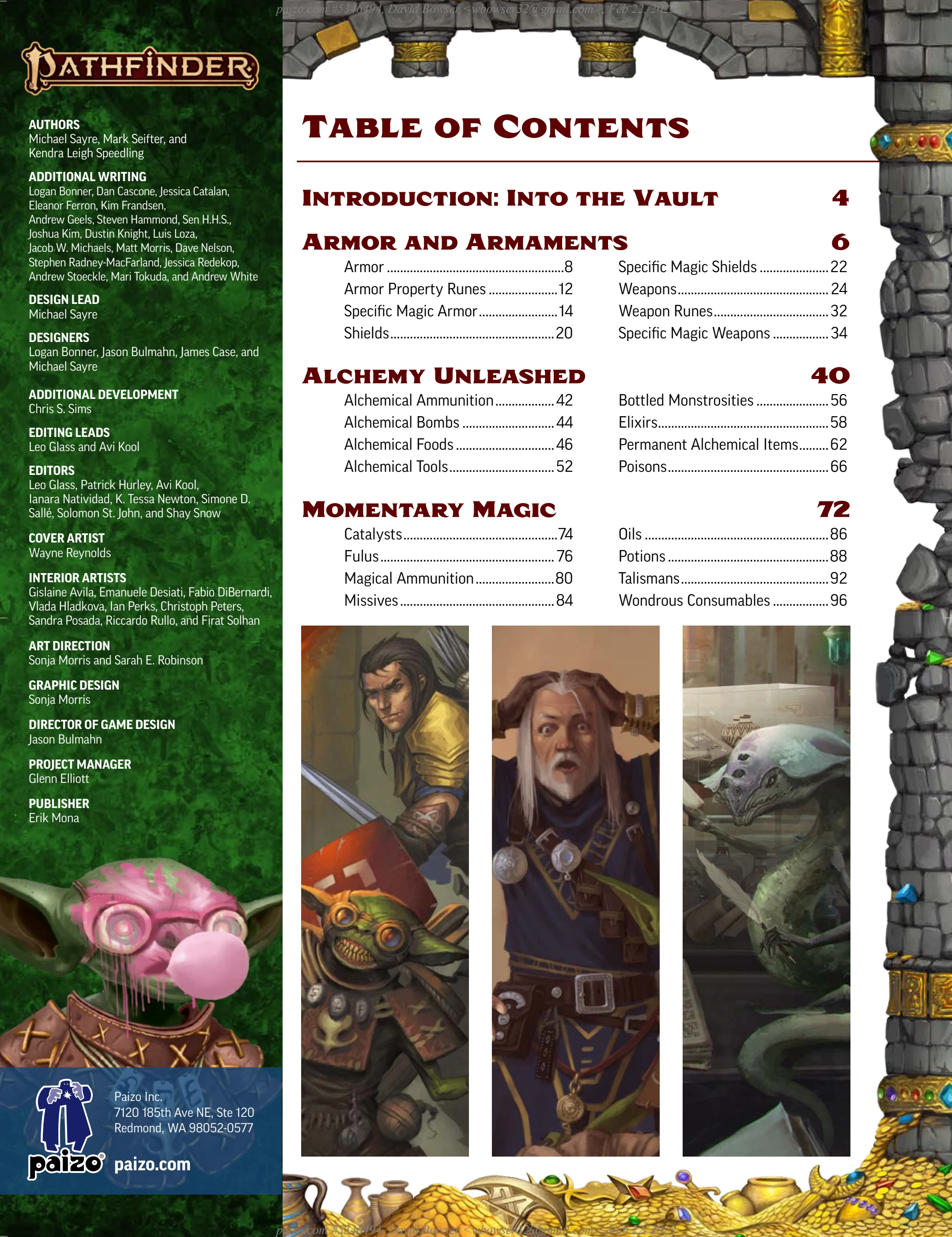 Inside Ropes Pathfinder 2e Pathfinder 2e - Treasure Vault