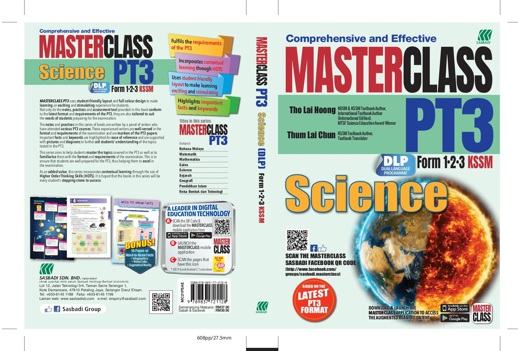 Master Class Science Masterclass Science DLP KSSM Form 1, 2, 3