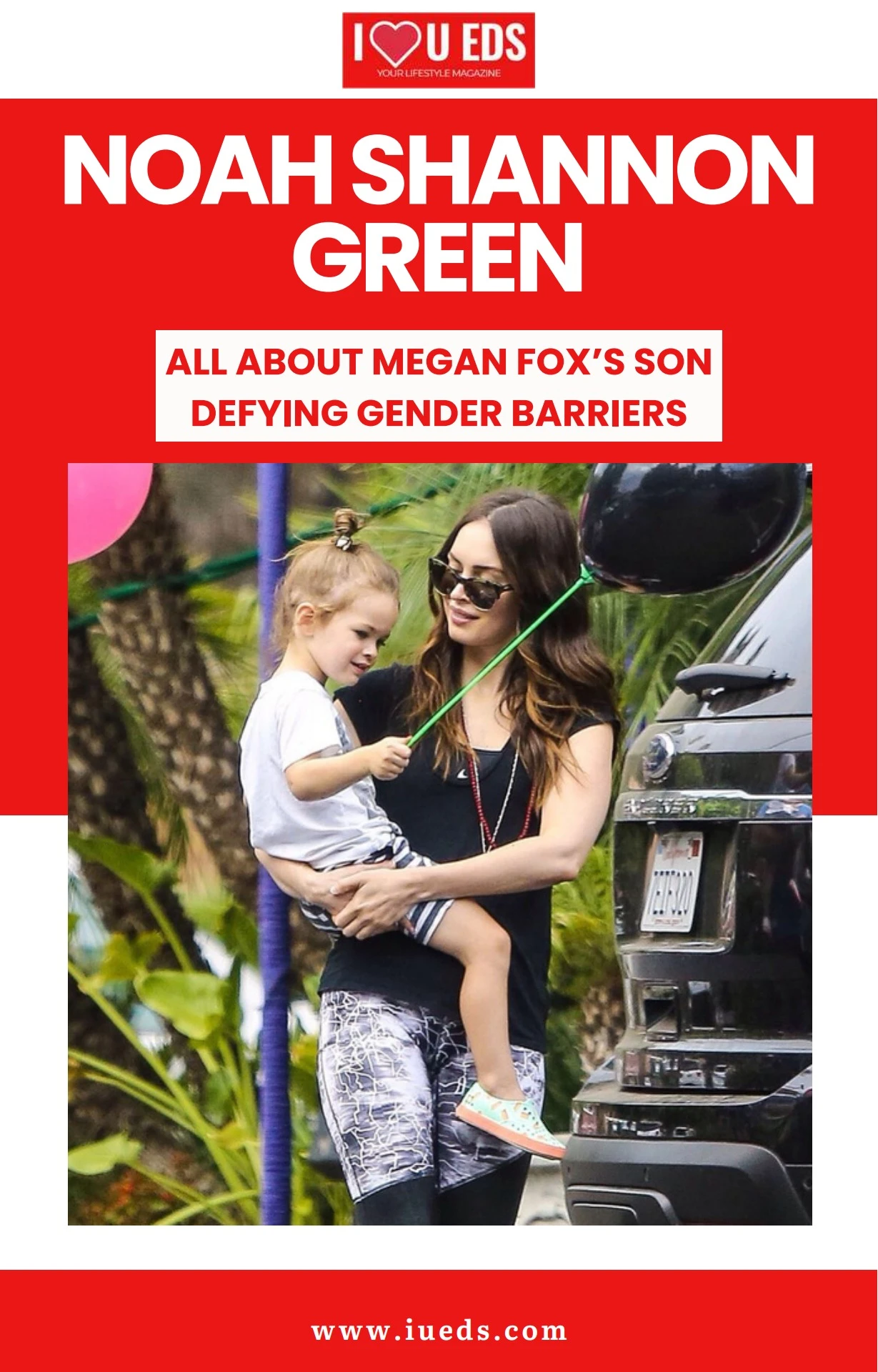 dress noah shannon green Megan Fox Opens Up About Son Noah's Decision to Wear Dresses