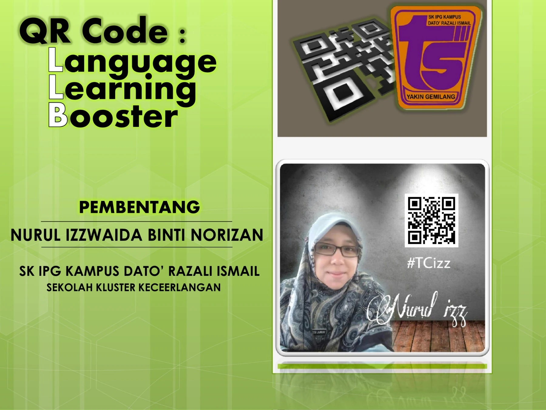 QR Code : Language Learning Booster