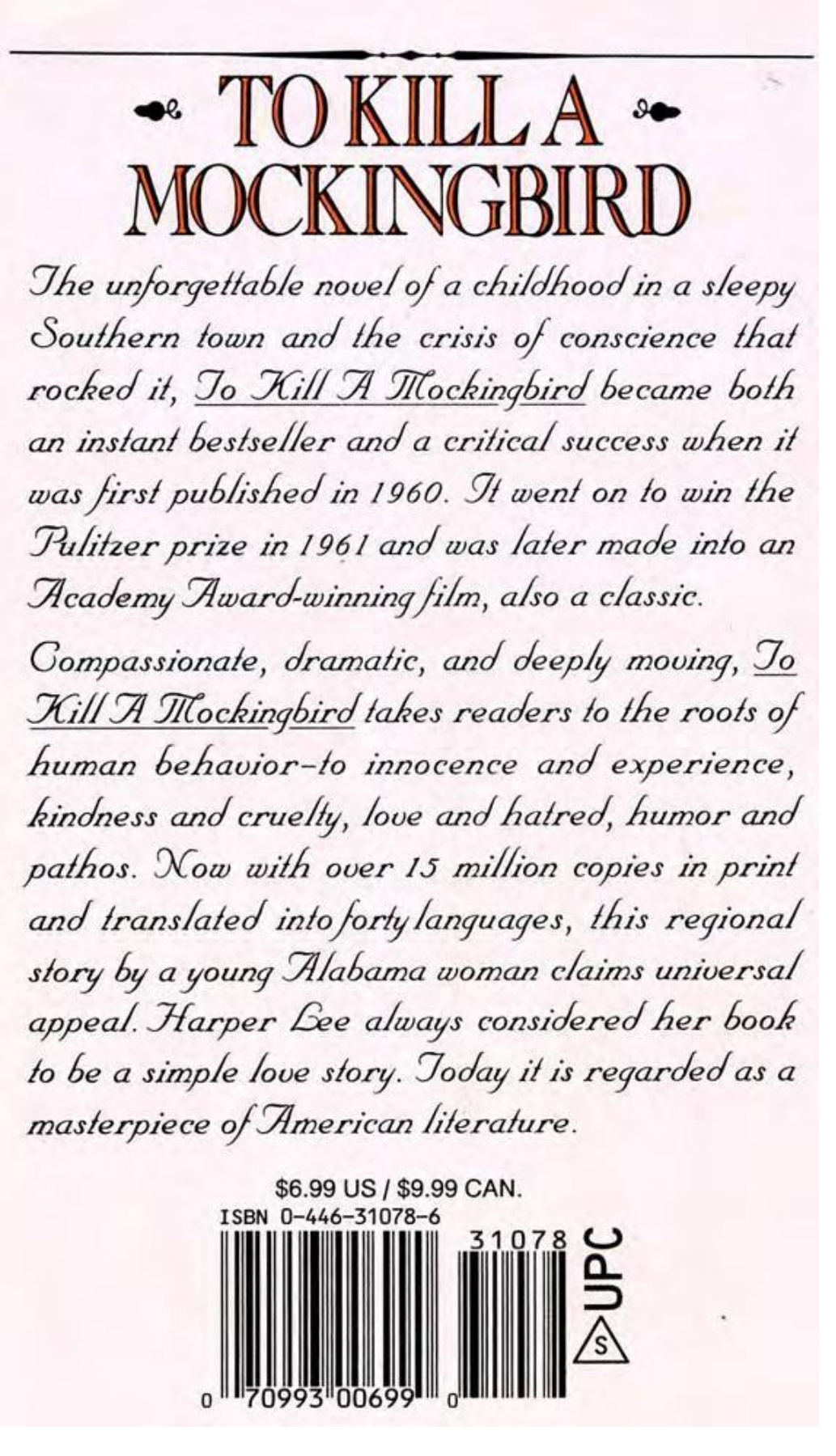 MATAR A UN RUISEÑOR (To Kill a Mockingbird), image size:1033x1800