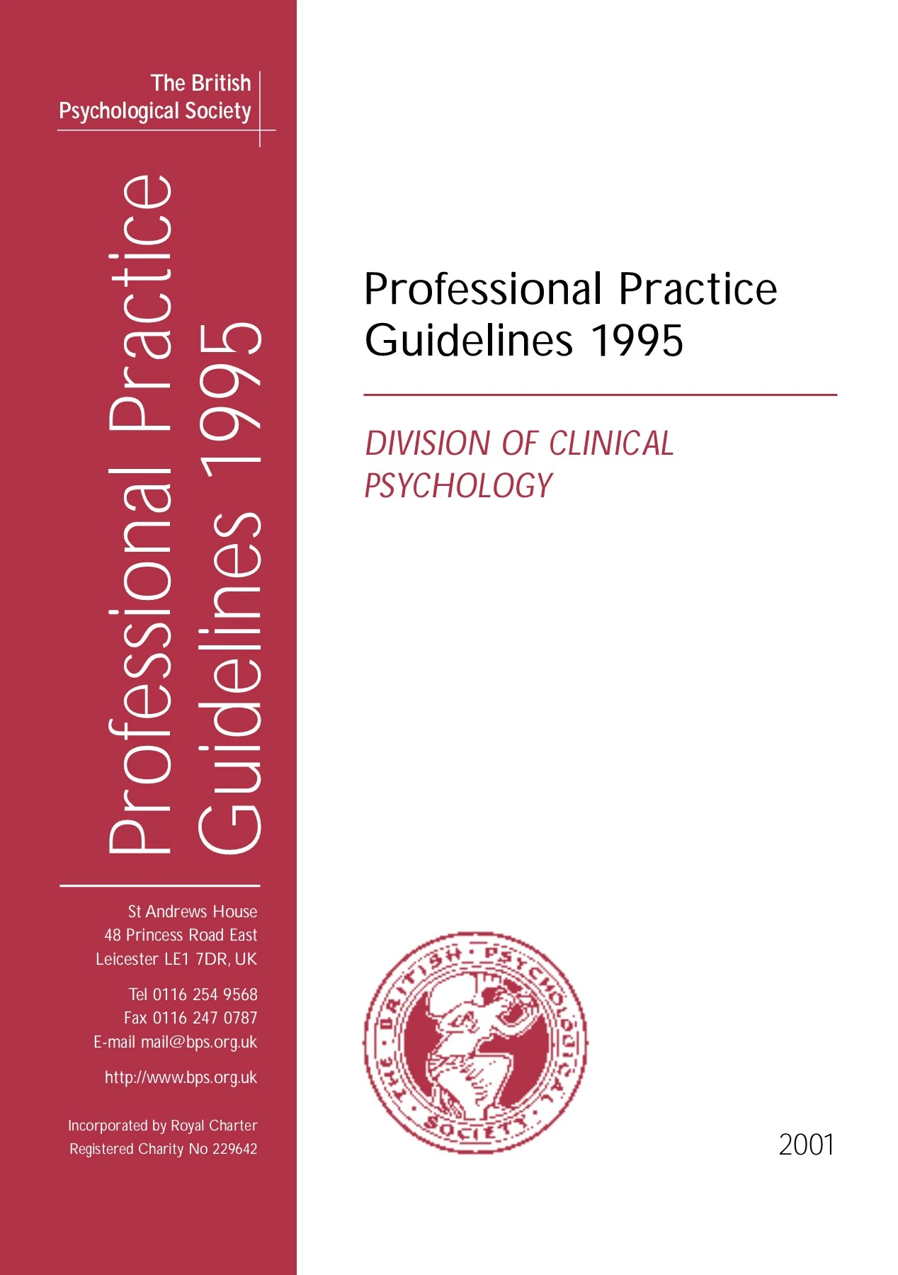 Simple Practice Bps Example Professional Practice Guidelines 1995 - BPS