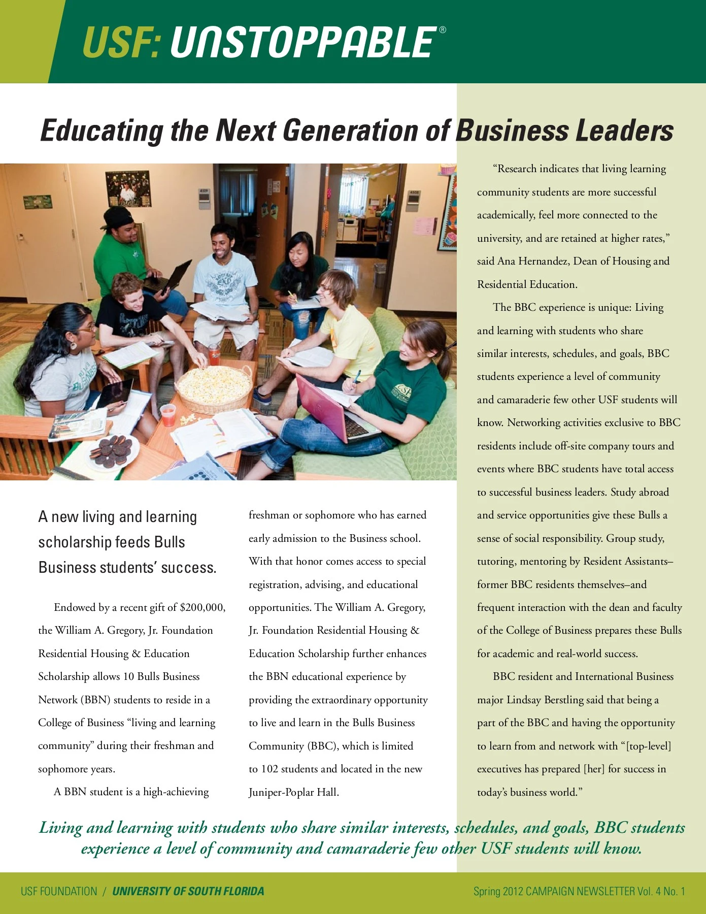 Educating the Next Generation of Business Leaders