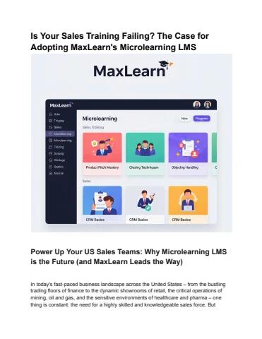 Is Your Sales Training Failing_ The Case for Adopting MaxLearn's ...
