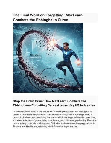 The Final Word on Forgetting_ MaxLearn Combats the Ebbinghaus Curve