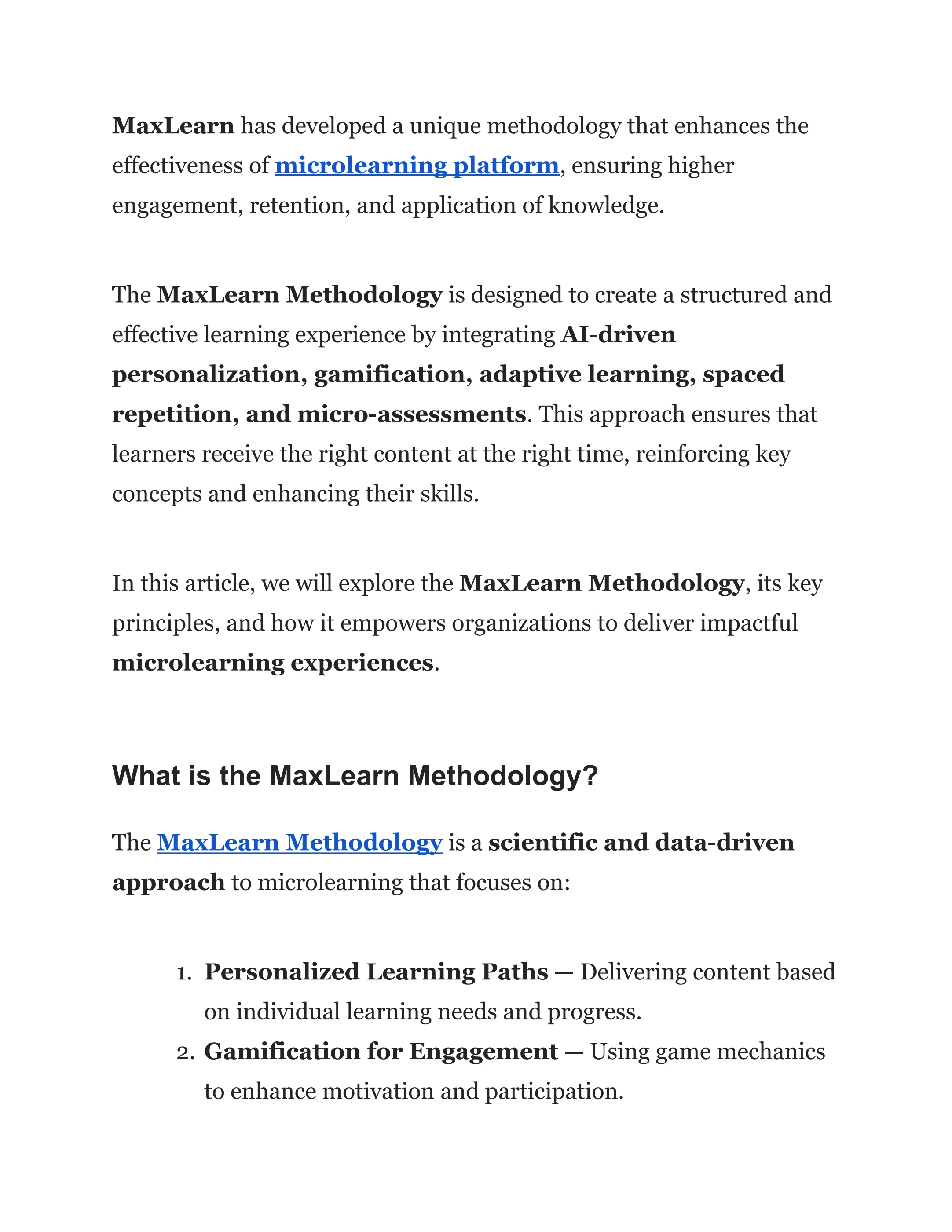 Unlocking the Power of Microlearning with MaxLearn’s Unique Method