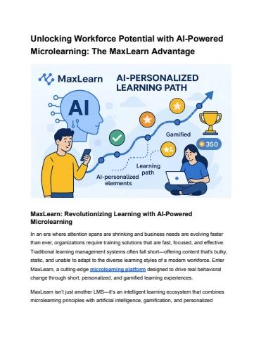 Unlocking Workforce Potential with AI-Powered Microlearning_ The ...