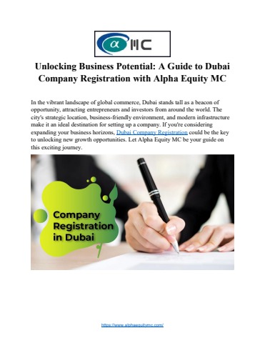 UAE company registration support
