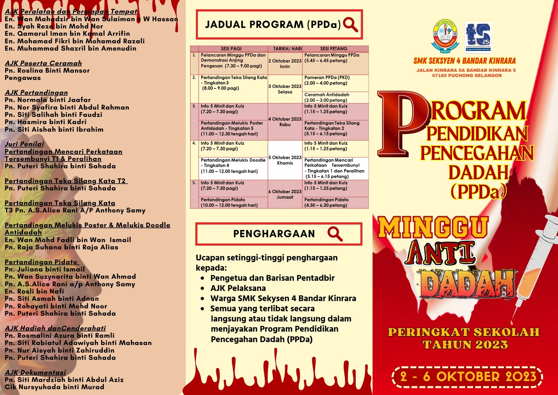 Program Anti Dadah BUKU PROGRAM ANTI DADAH