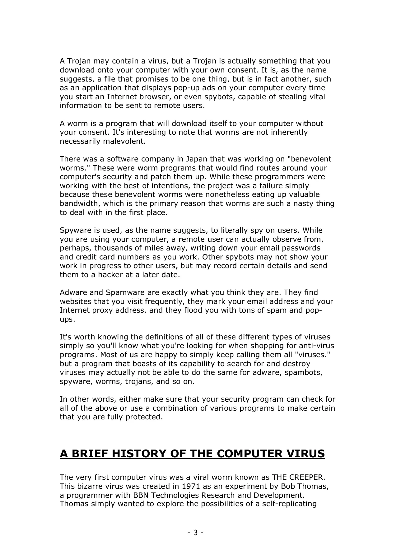 Protecting Your Computer From Viruses
