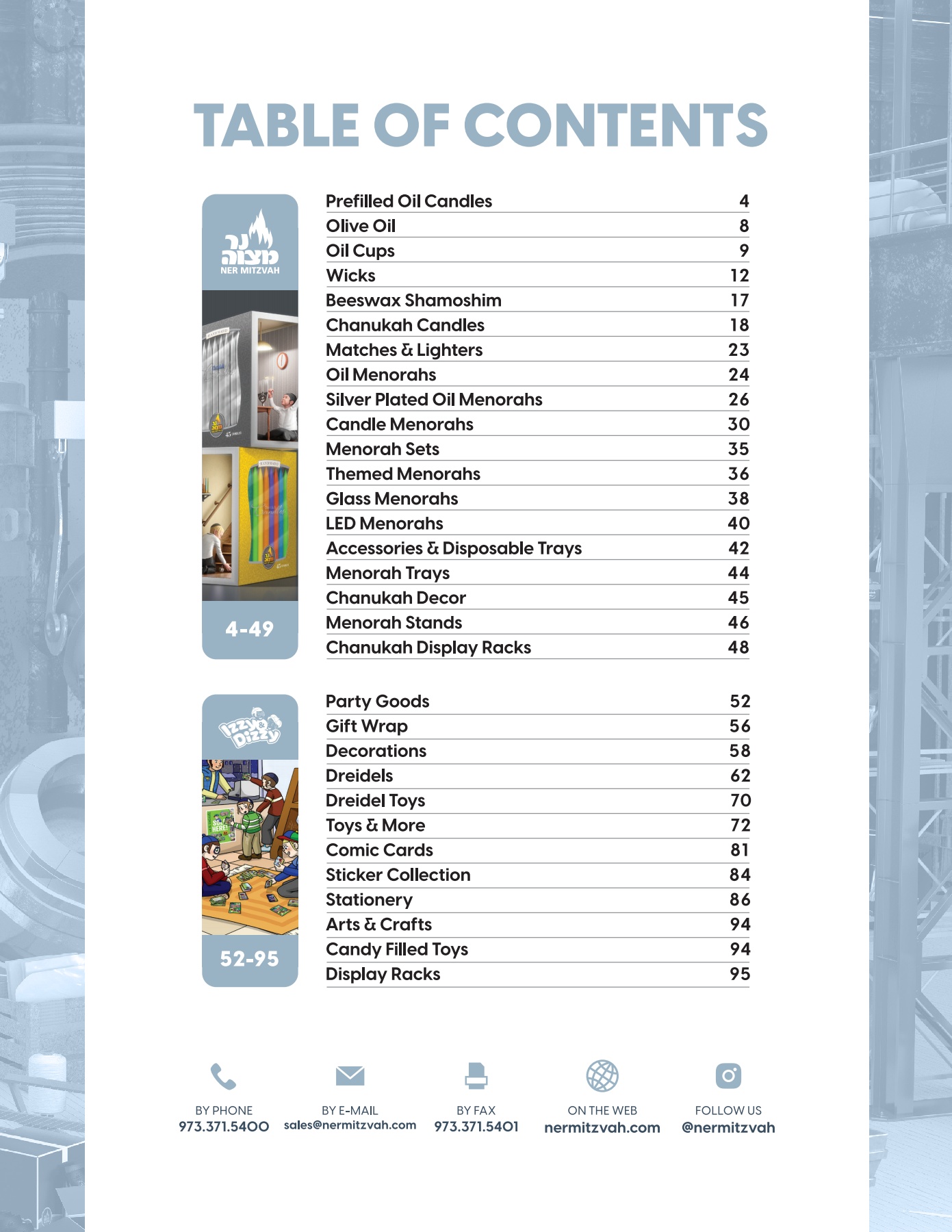 Ner Mitzvah Catalog Catalog Library