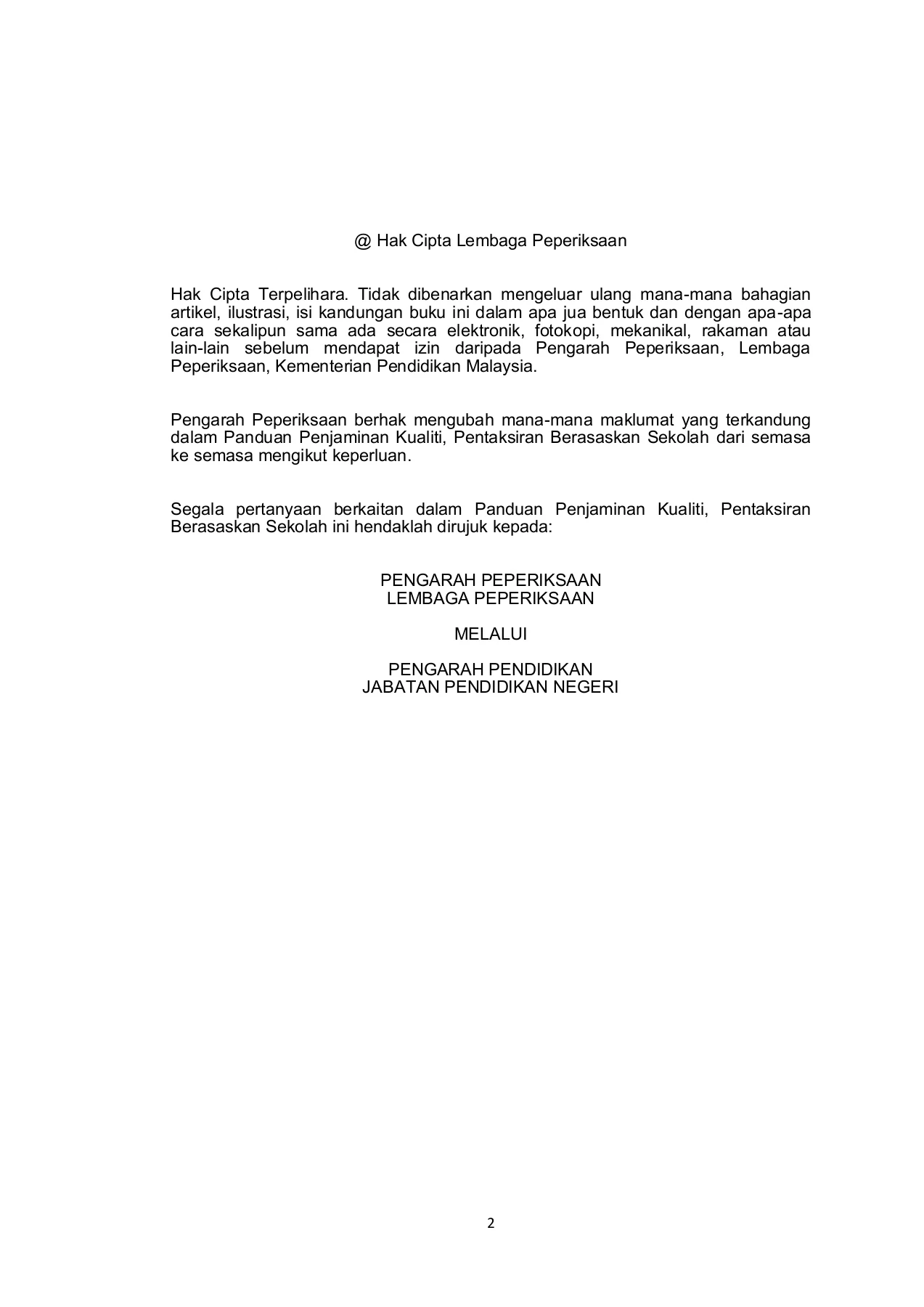 PANDUAN PENJAMINAN KUALITI PBD