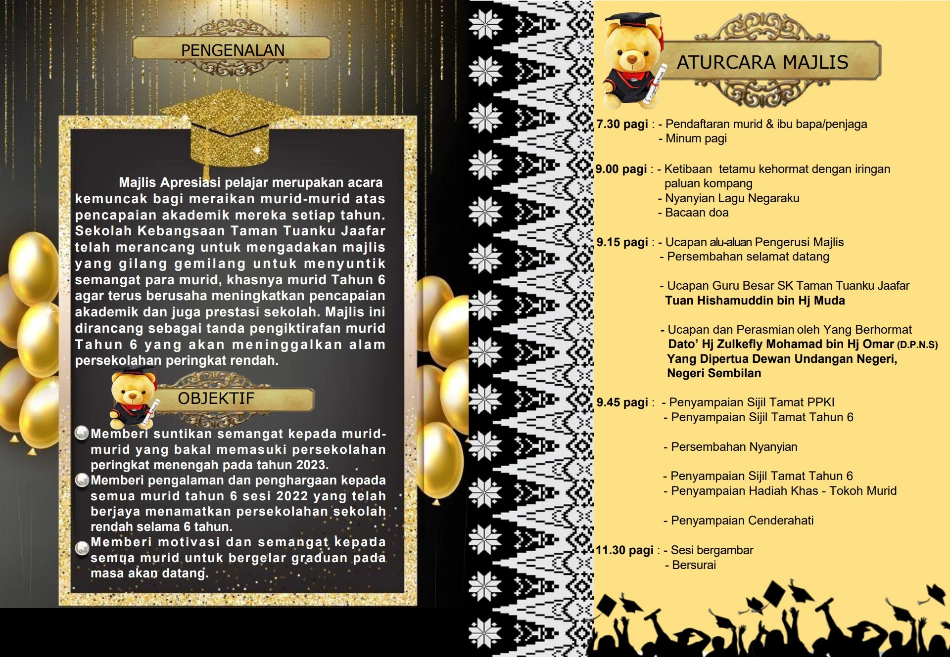 BUKU PROGRAM MAJLIS APRESIASI TAHUN 6