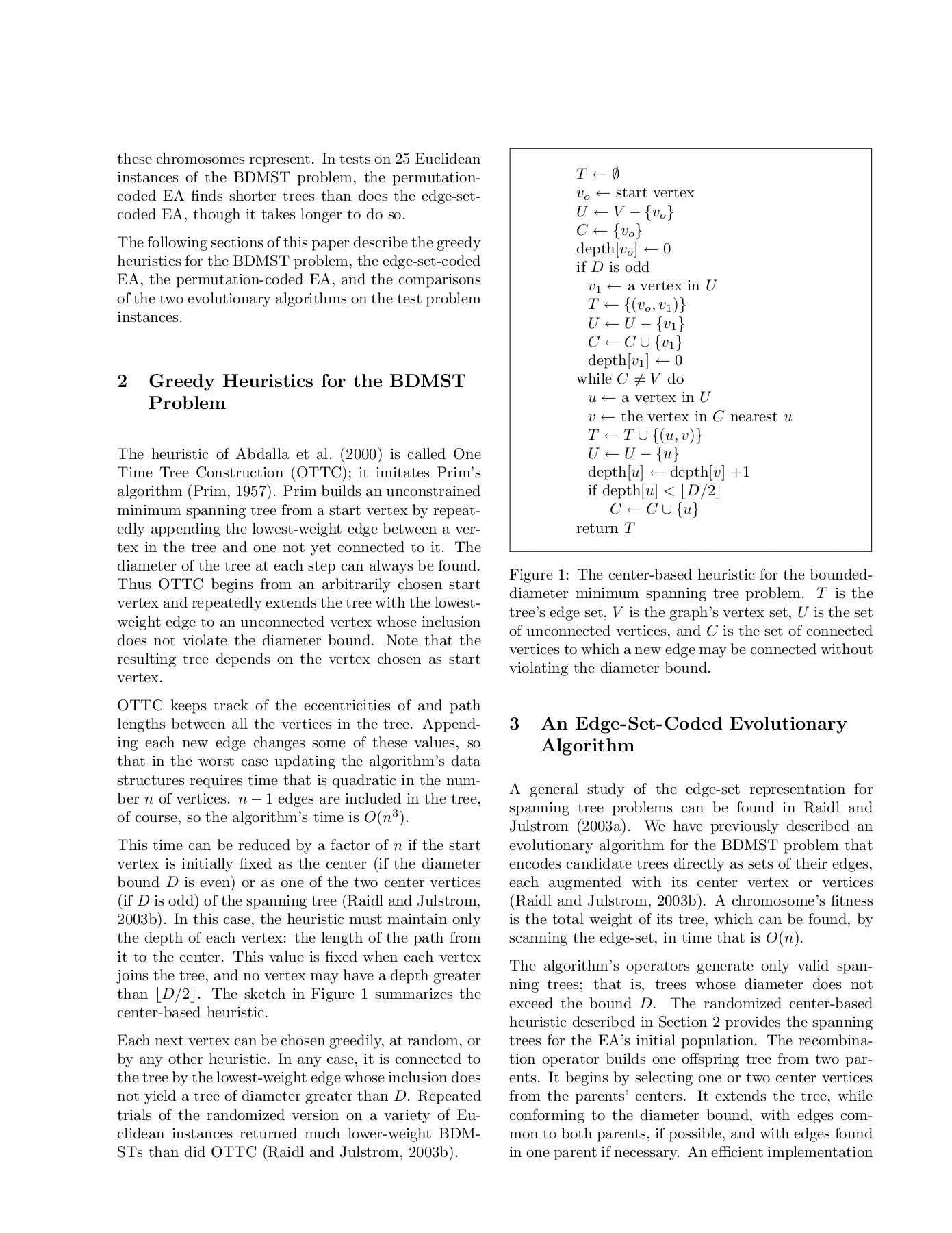 A Permutation-Coded Evolutionary Algorithm for the Bounded ...