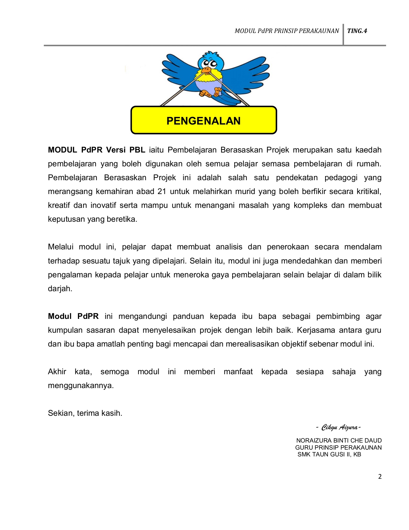 Modul Pdpr Prinsip Perakaunan Ting 4 Flip Ebook Pages 1 14 Anyflip Anyflip