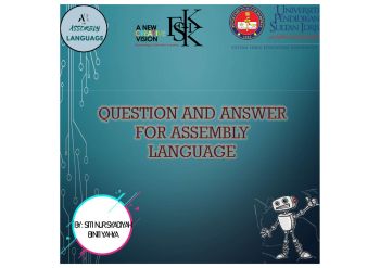 NEW QUESTION AND SOLUTION FOR ASSEMBLY LANGUAGE - shady930820 Flip PDF ...