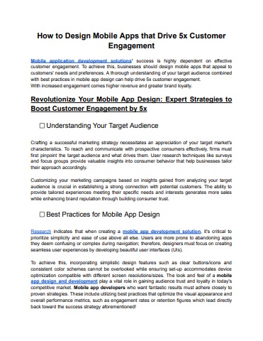How to Design Mobile Apps that Drive 5x Customer Engagement - Consagous ...