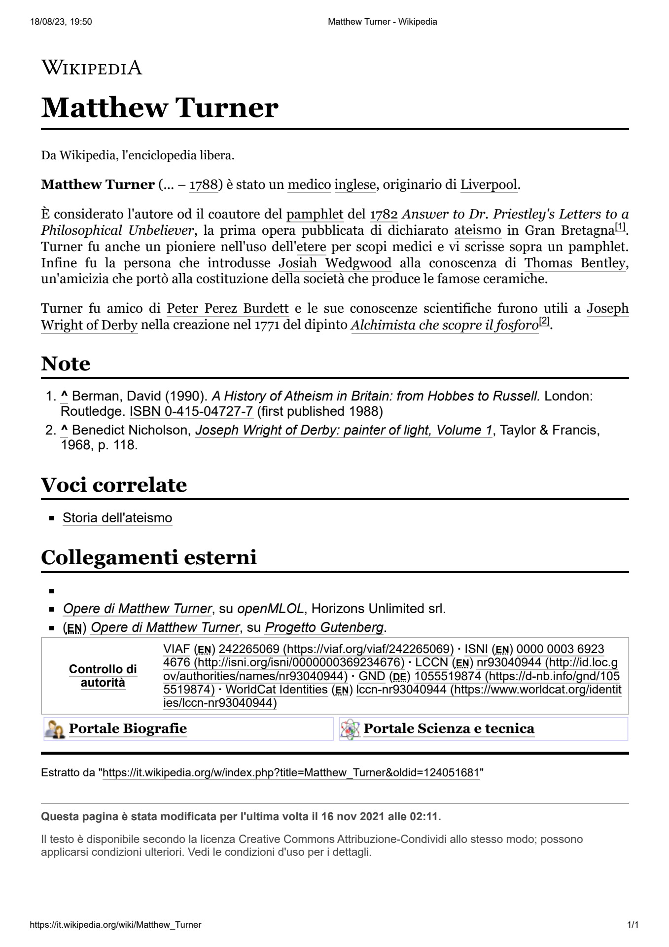 Matthew Turner - Wikipedia