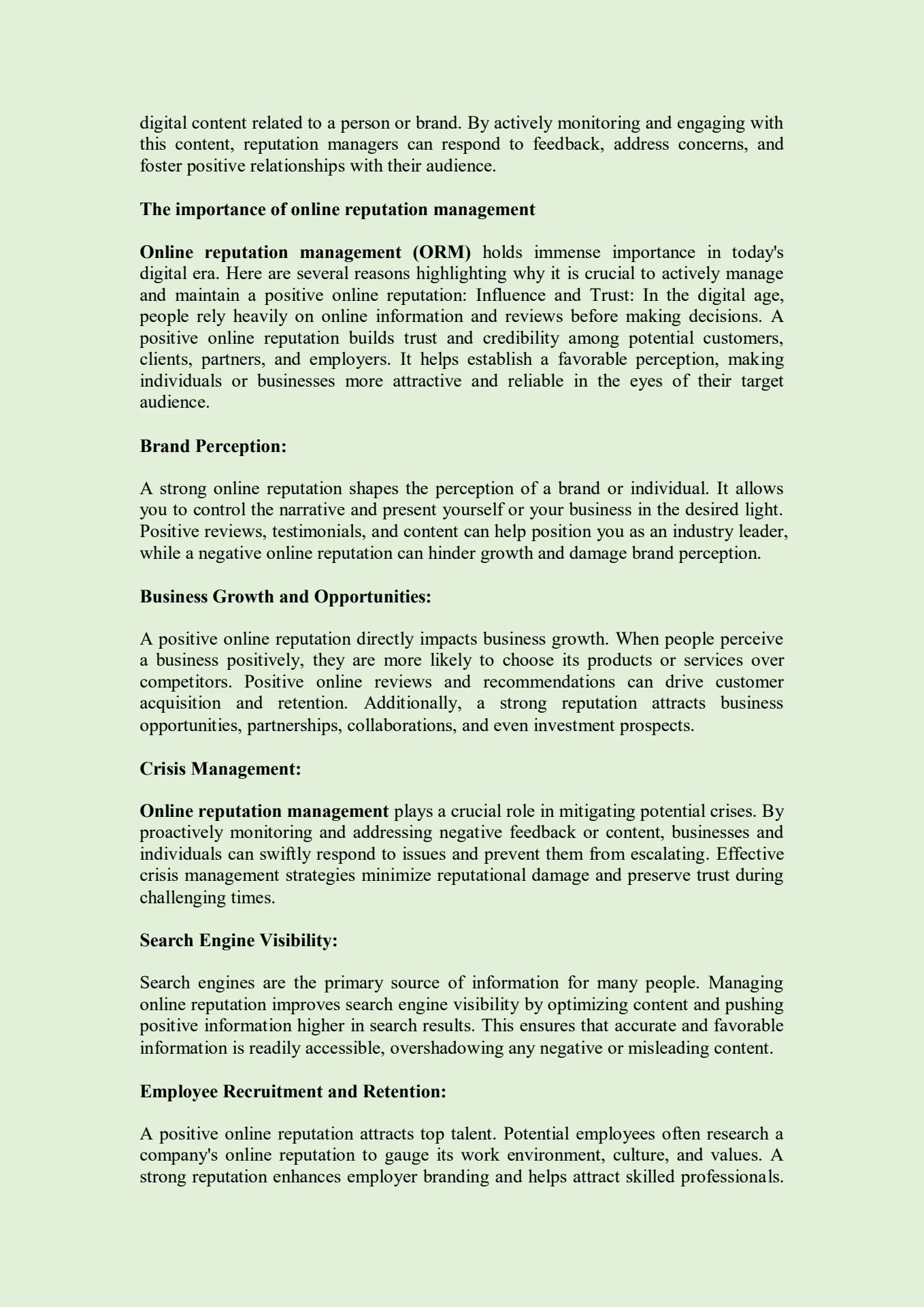 A Beginner’s Guide to Online Reputation Management