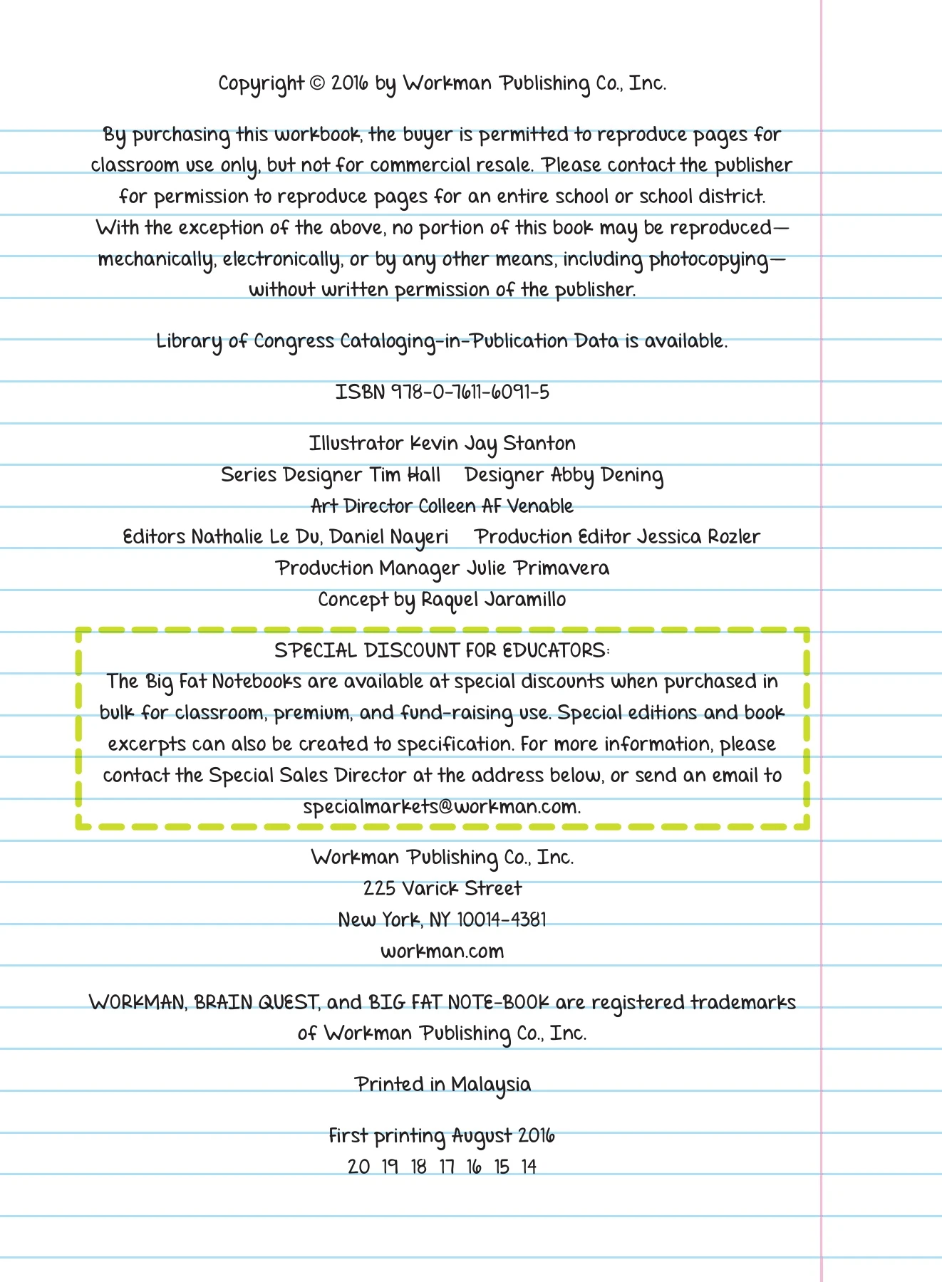 Everything You Need to Ace English Language Arts in One Big Fat Notebook