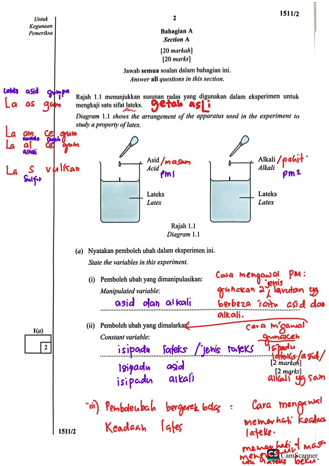 Q&A SAINS k2 Trial Set 1 K2 SC Selangor.2023 pdf