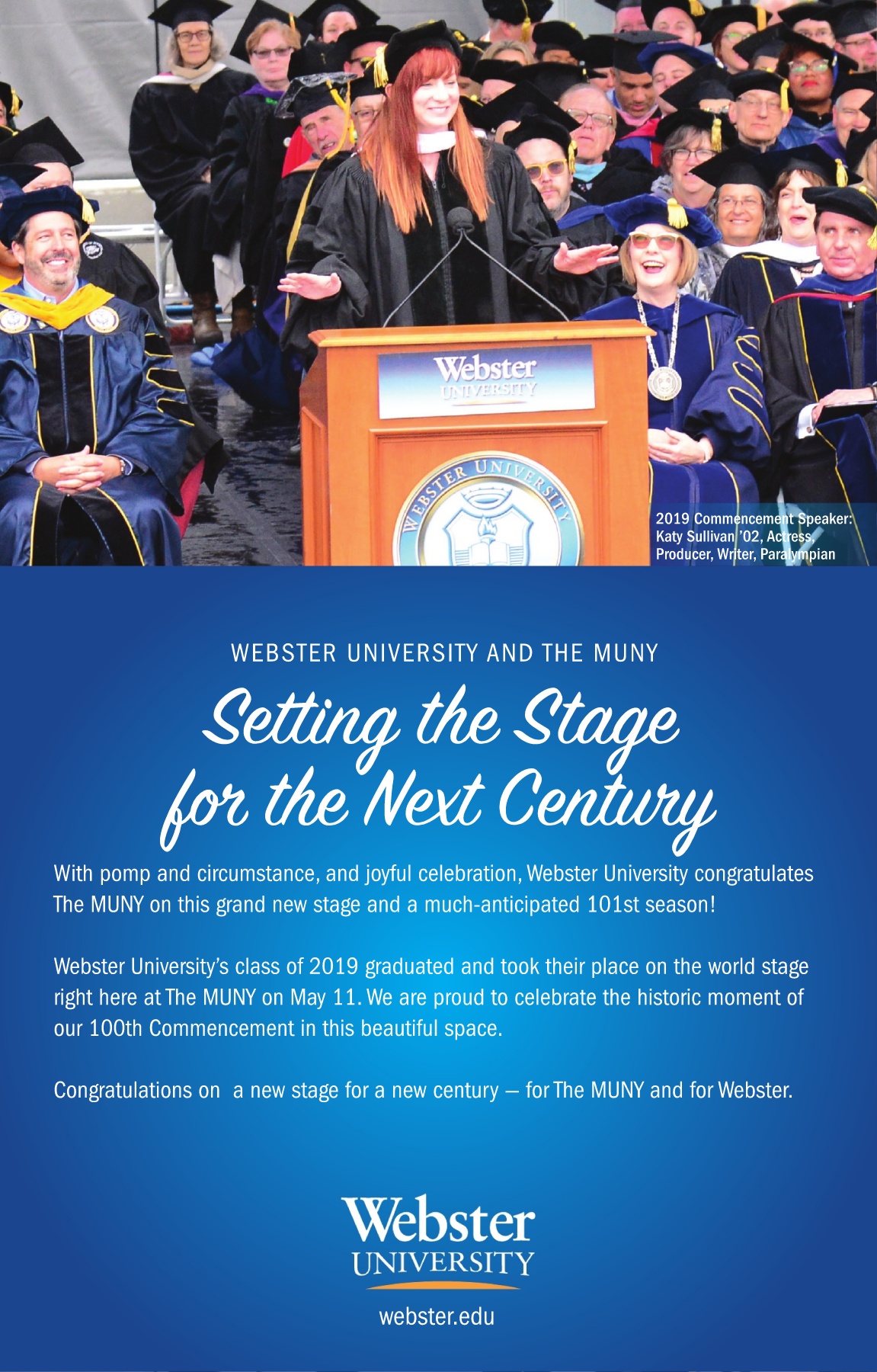 Diploma De La Universidad Webster En El Campus De Kansas City