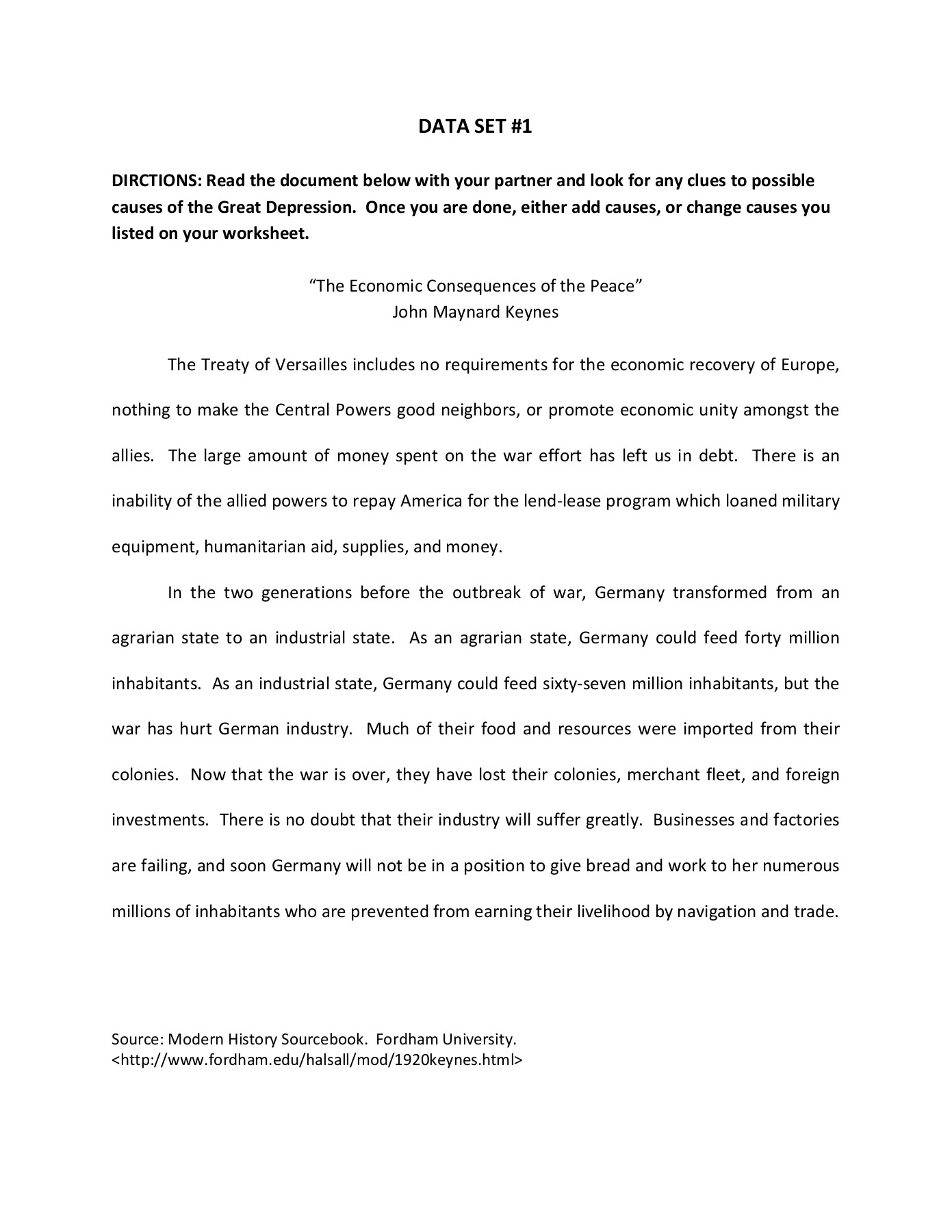 37 A Worldwide Depression Worksheet - Worksheet Source 2021