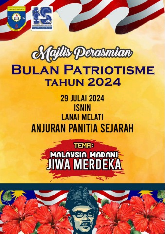 BUKU PROGRAM PERASMIAN BULAN PATRIOTISME