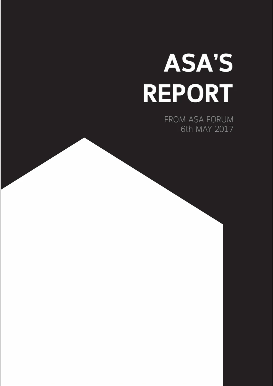 Asa's Report