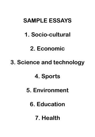 Essay Resource Example Sample Essays