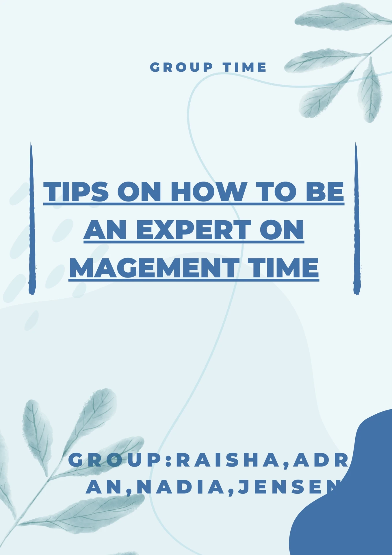 Expert Time TIPS ON HOW TO BE AN EXPERT AT TIME MANAGEMENT