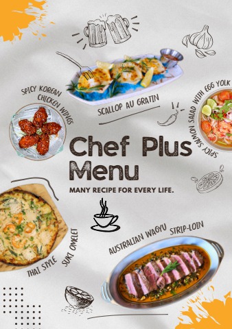 Chef Plus Menu 2024 - นาย ชาชิน Flip PDF | AnyFlip