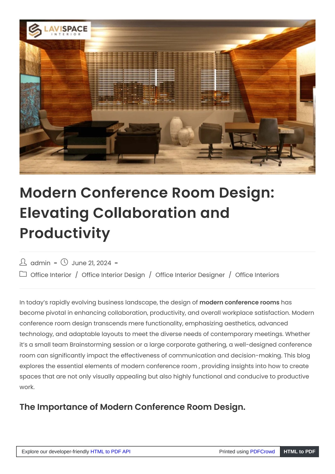 Modern Conference Room Design: Enhancing Collaboration and Productivity -  Flip eBook Pages 1-4 | AnyFlip, image size:1357x1920