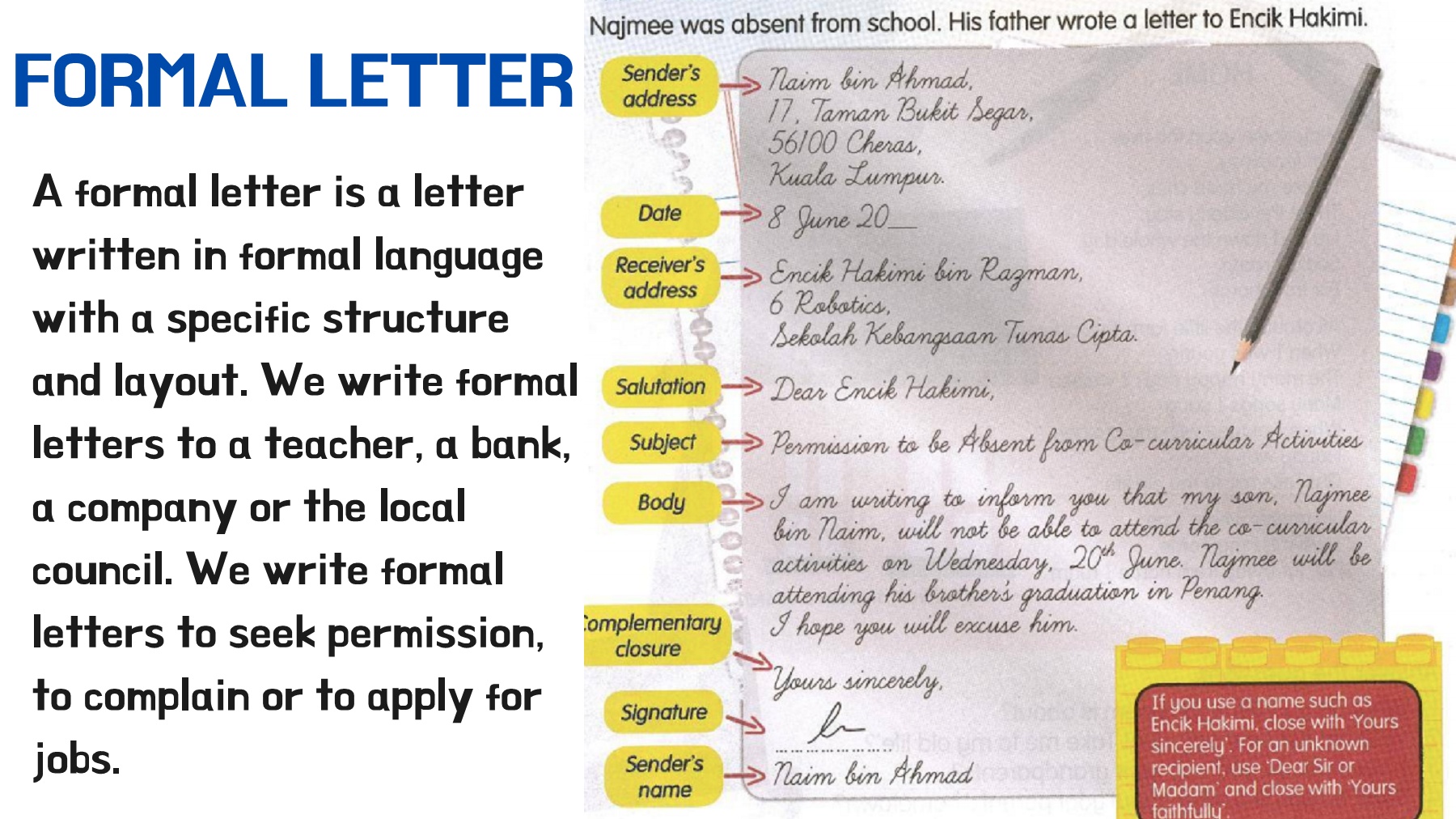 FORMAL LETTER - Flip eBook Pages 1-5 | AnyFlip, image size:1800x1012