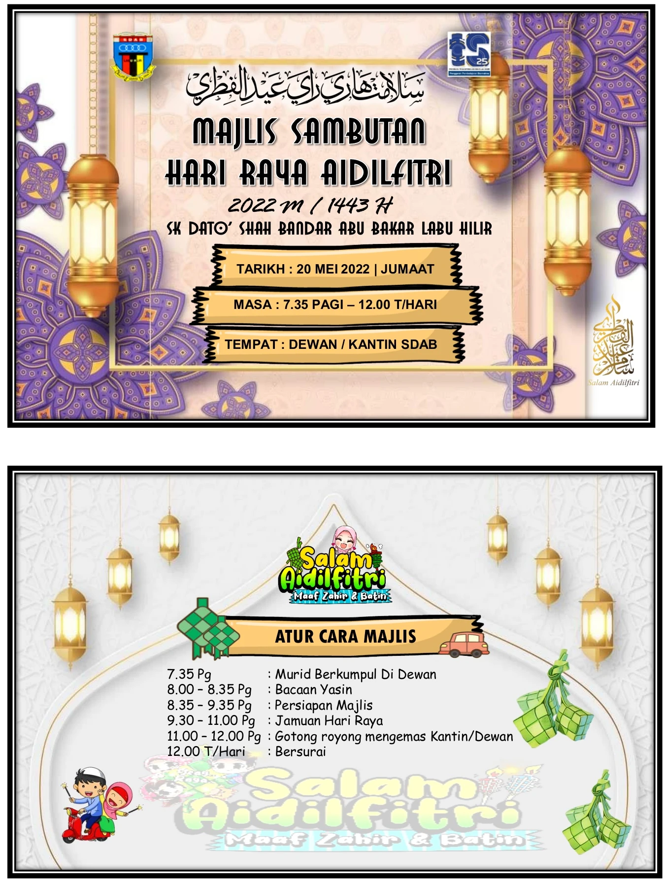 Buku Program Vip Raya BUKU PROGRAM HARI RAYA 2022