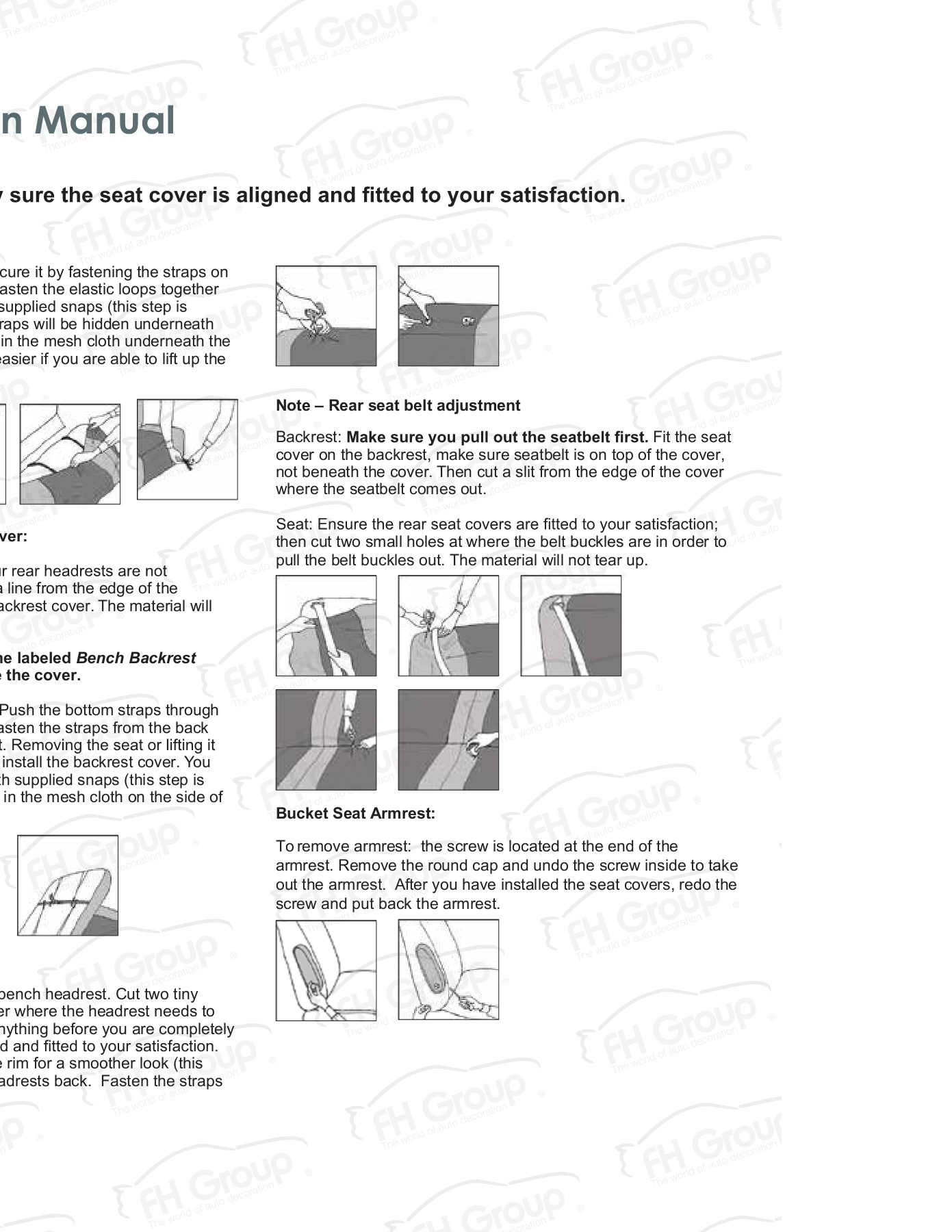 Fh Seat Cover Installation Guide Flip Ebook Pages 1 14 Anyflip Anyflip